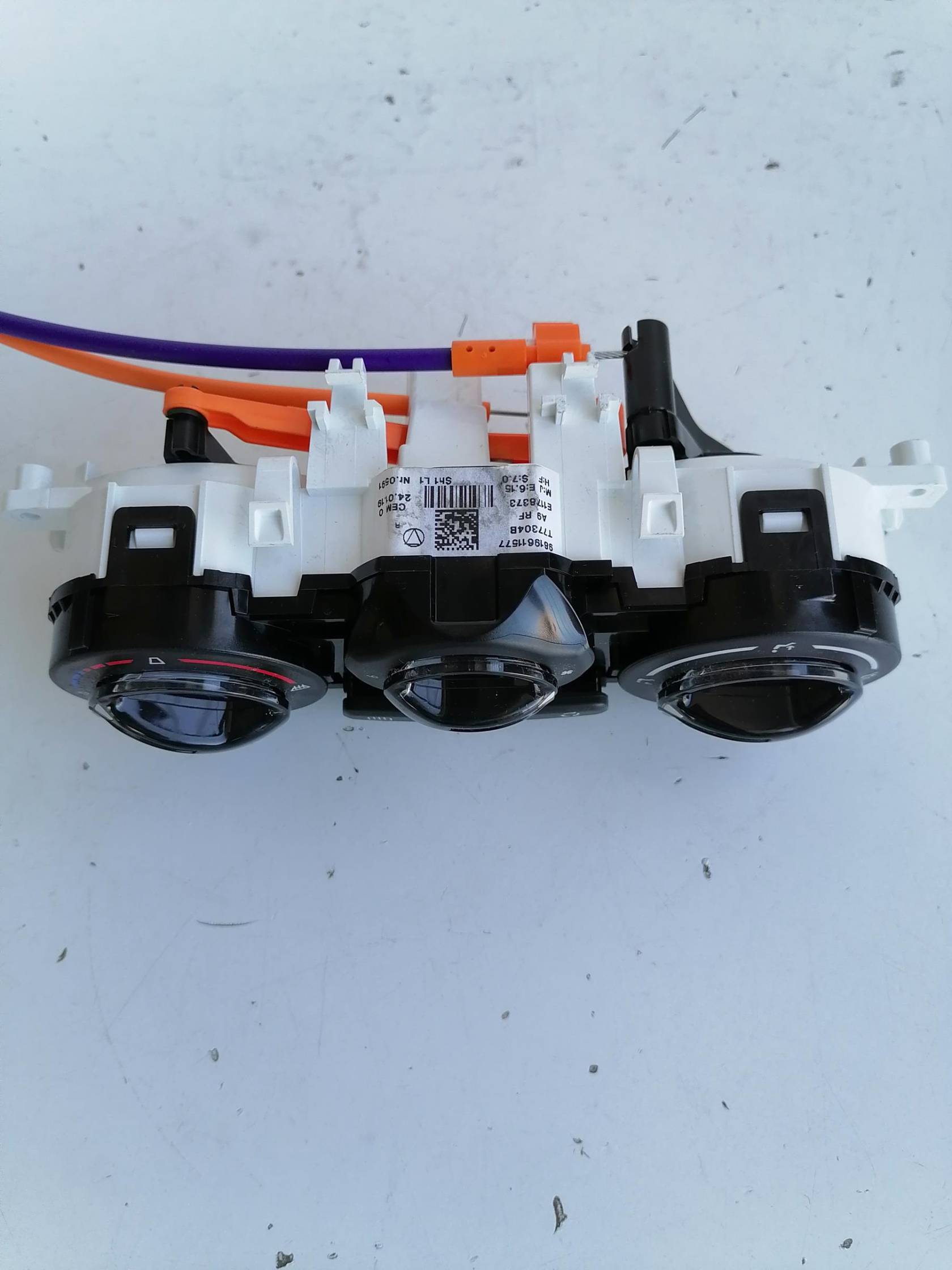 Blocco comando climatizzazione